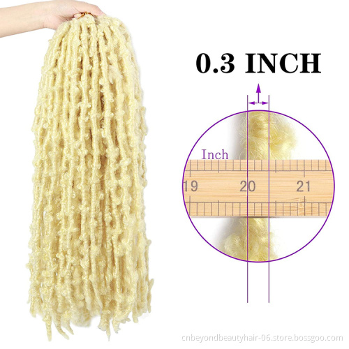 New Distressed Butterfly Locs Crochet Hair 14 24 inch Soft Distressed Faux Locs Long Butterfly Locs